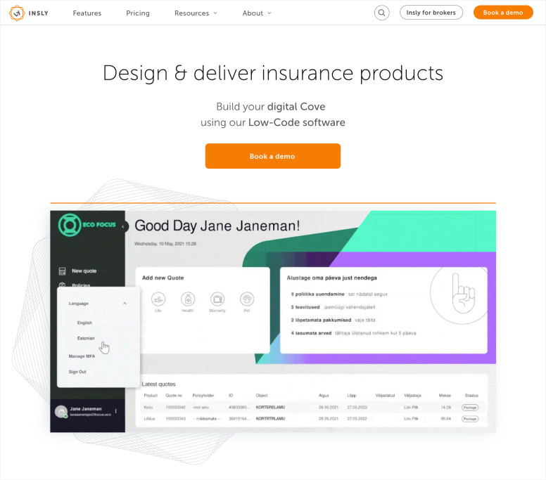 Insly - top insurance CRM