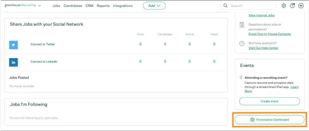 Greenhouse CRM software for recruitment agencies