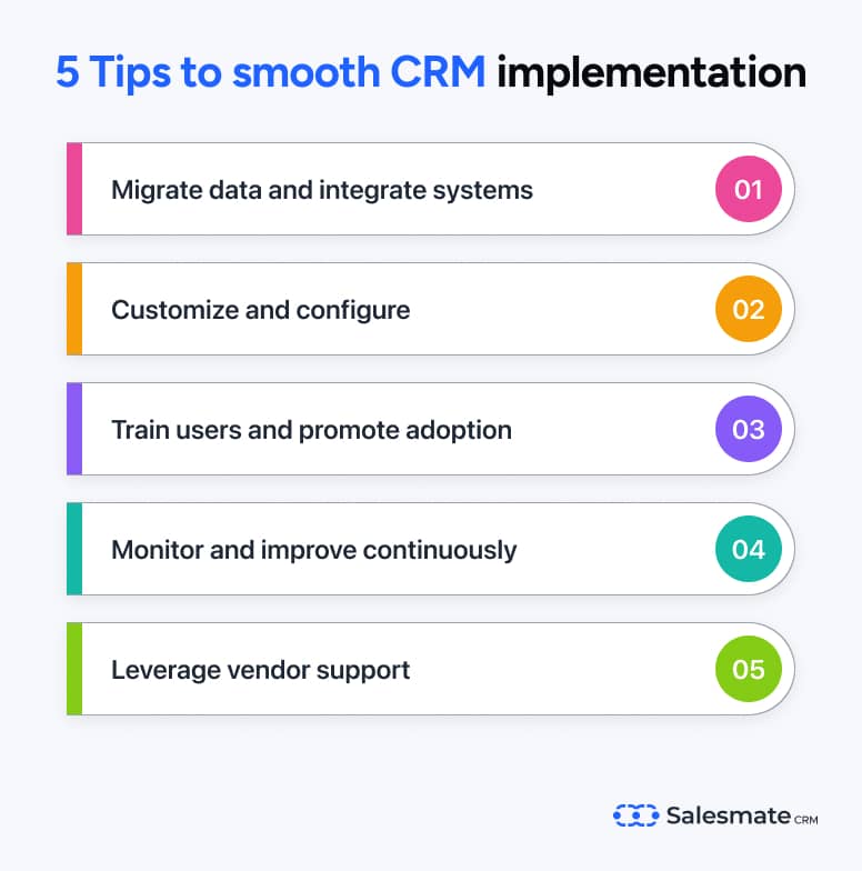 Best practices for CRM implementation 