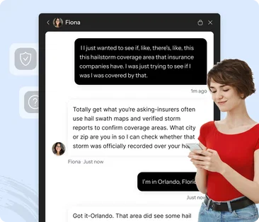 5. Storm and insurance question handling, without overpromising 5. Storm and insurance question handling, without overpromising