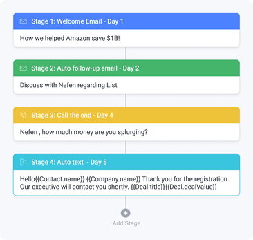 Automate follow-ups with a personal touch! Automate follow-ups with a personal touch!