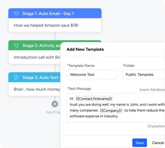 Automate lead nurturing with personalized engagement Automate lead nurturing with personalized engagement