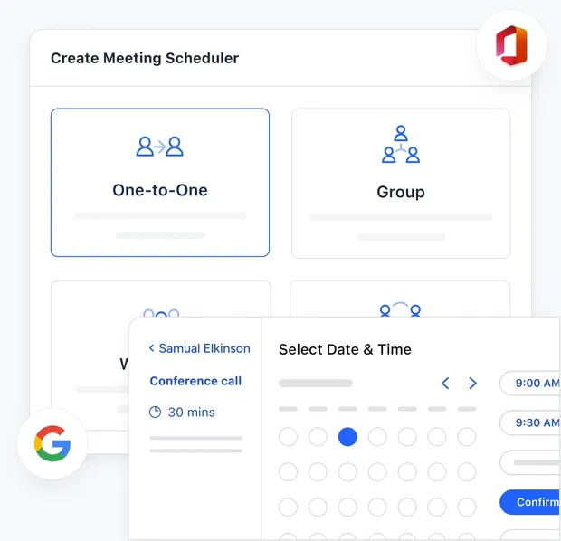 Book meetings effortlessly without the back-and-forth