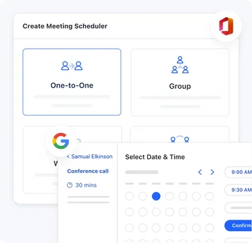 Book meetings for yourself Book meetings for yourself