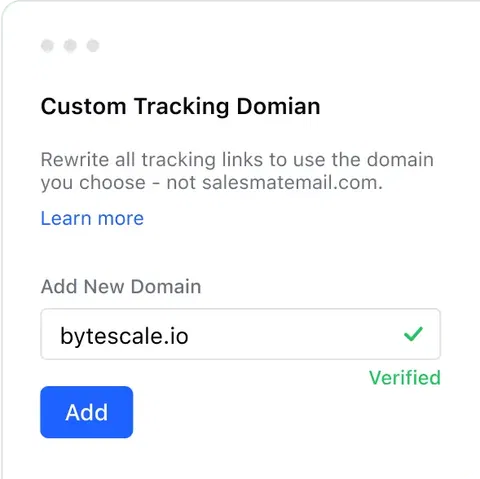 Branded link tracking