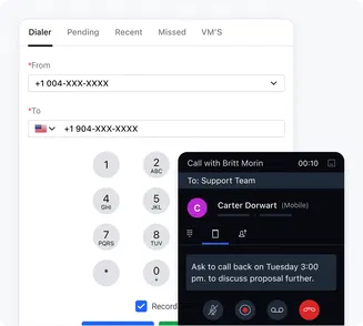 Call seamlessly without integrating with phone systems Call seamlessly without integrating with phone systems