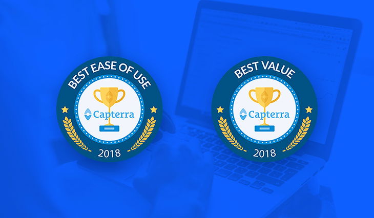 Salesmate recognized as the best value CRM & best ease of use for 2018!