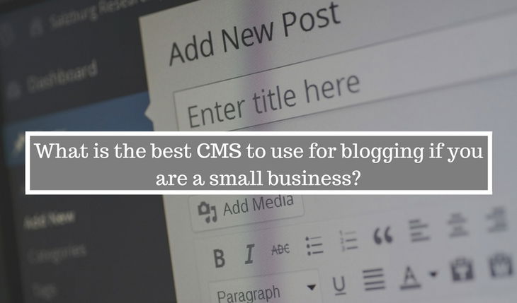 CMS systems small businesses can use to build their website