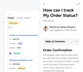 Deliver exceptional support with ease Deliver exceptional support with ease