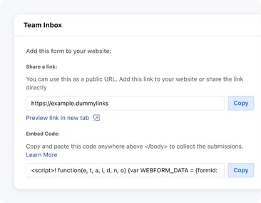 Easily share and embed on your website Easily share and embed on your website
