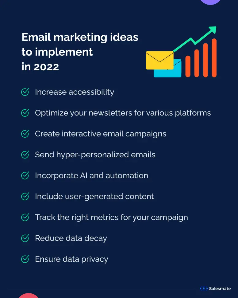 Email marketing ideas