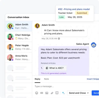Resolve questions before they become tickets Resolve questions before they become tickets