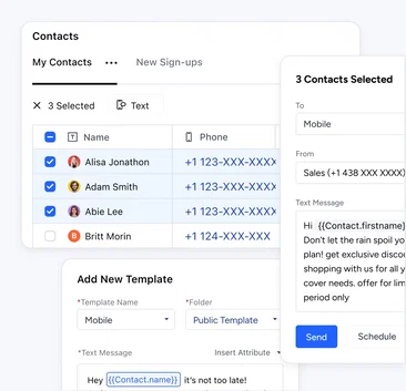 Engage leads with real-time messaging Engage leads with real-time messaging