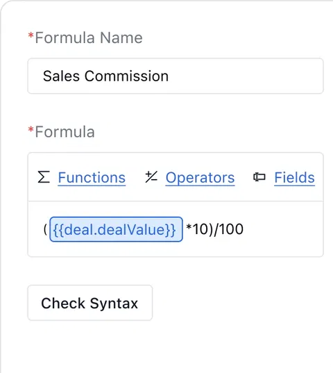 Formula Fields