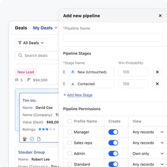 Complete pipeline visibility Complete pipeline visibility