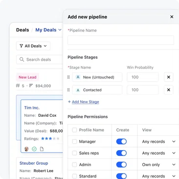 Complete pipeline visibility Complete pipeline visibility