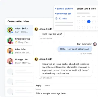 Turn inquiries into insured clients automatically. Turn inquiries into insured clients automatically.