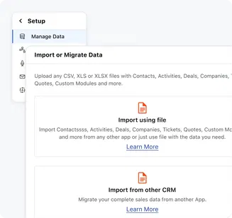 Stress-free setup for insurance teams Stress-free setup for insurance teams