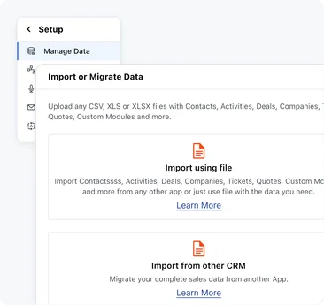 Stress-free setup for insurance teams Stress-free setup for insurance teams
