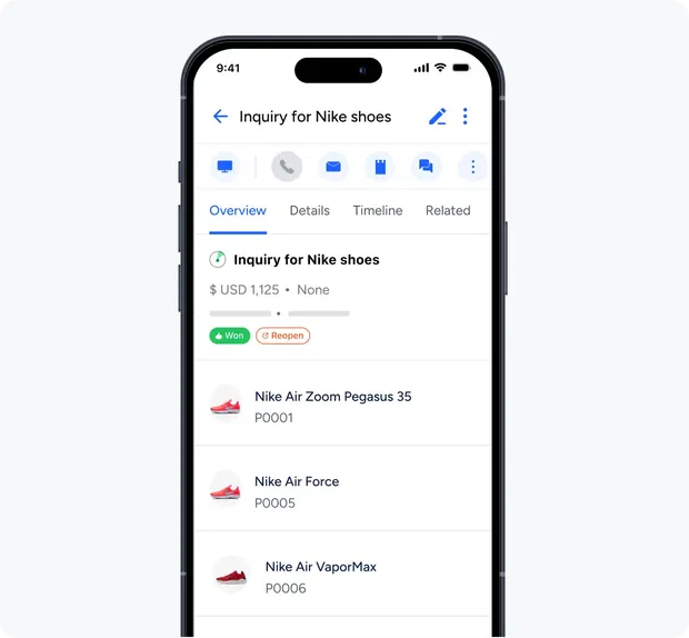 Get every product detail right in your palms Get every product detail right in your palms