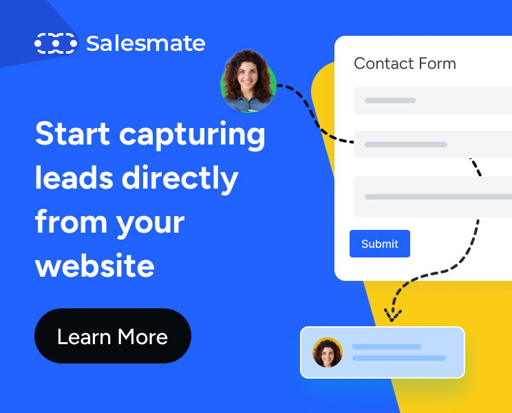 Start capturing leads directly from your website