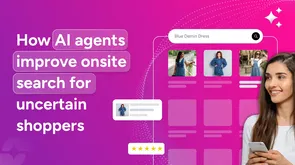 AI onsite search for eCommerce: How AI agents help uncertain shoppers AI onsite search for eCommerce: How AI agents help uncertain shoppers