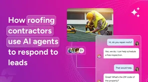 How roofing companies use AI agents to respond to leads instantly How roofing companies use AI agents to respond to leads instantly