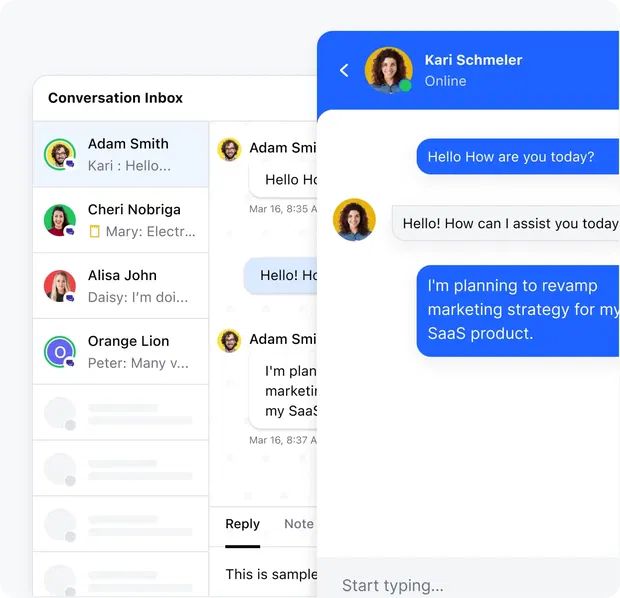 Instant support, real connections Instant support, real connections