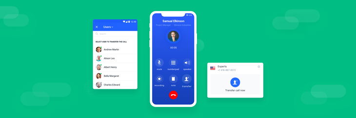 Call transfer feature update for Android app users