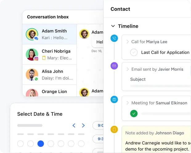 Keep every conversation in one place Keep every conversation in one place