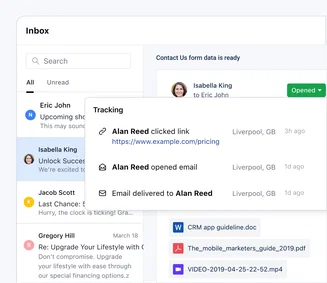 Know when your emails are opened and clicked Know when your emails are opened and clicked