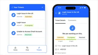 Let customers know about the ticket progress