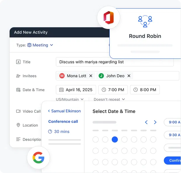 Schedule meetings without the email ping-pong Schedule meetings without the email ping-pong