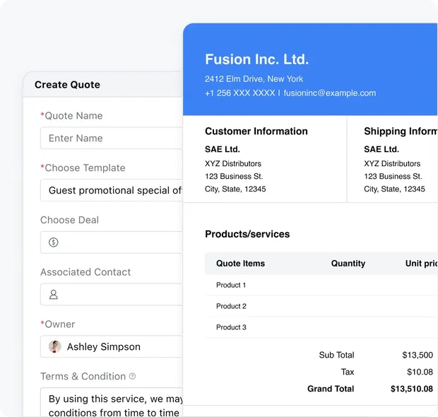 Send quotes that get deals signed faster Send quotes that get deals signed faster
