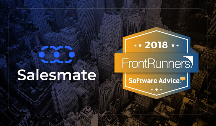 Salesmate CRM named FrontRunner 2019 leader for CRM software