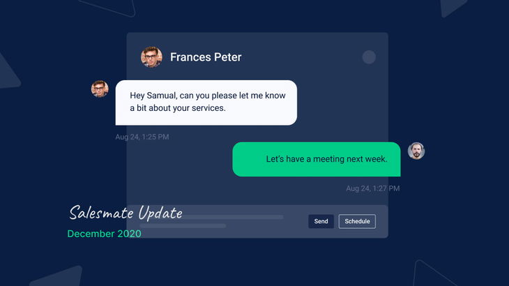 Salesmate upgrades text messages with text conversation view