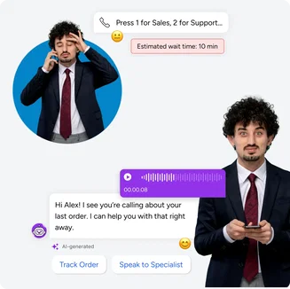 Say goodbye to outdated IVRs & hello to unforgettable customer experiences Say goodbye to outdated IVRs & hello to unforgettable customer experiences