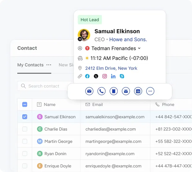 Seamless communication, built-in Seamless communication, built-in