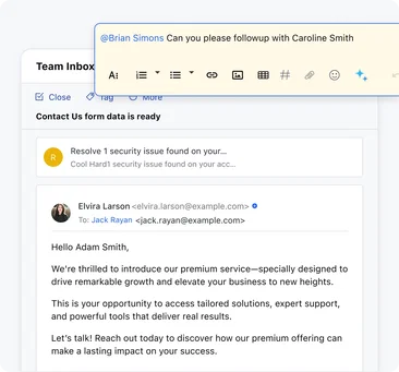 Sell together as a team and close more deals Sell together as a team and close more deals