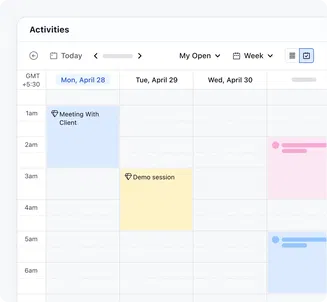 Smart calendar view Smart calendar view