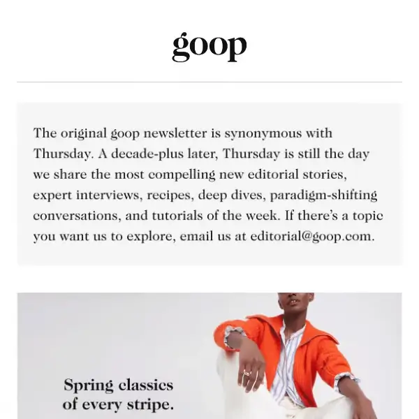 Example of Goop