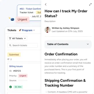 Support automation Support automation