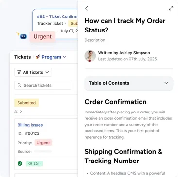Support automation Support automation