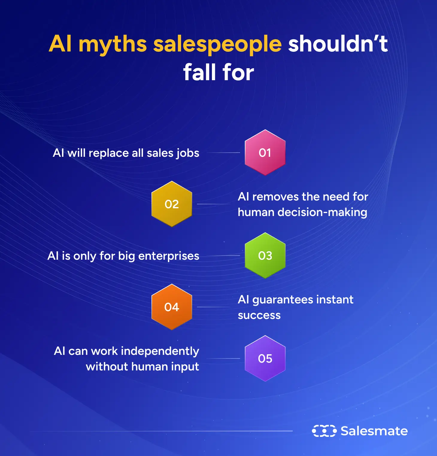 AI myths salespeople shouldn't fall for