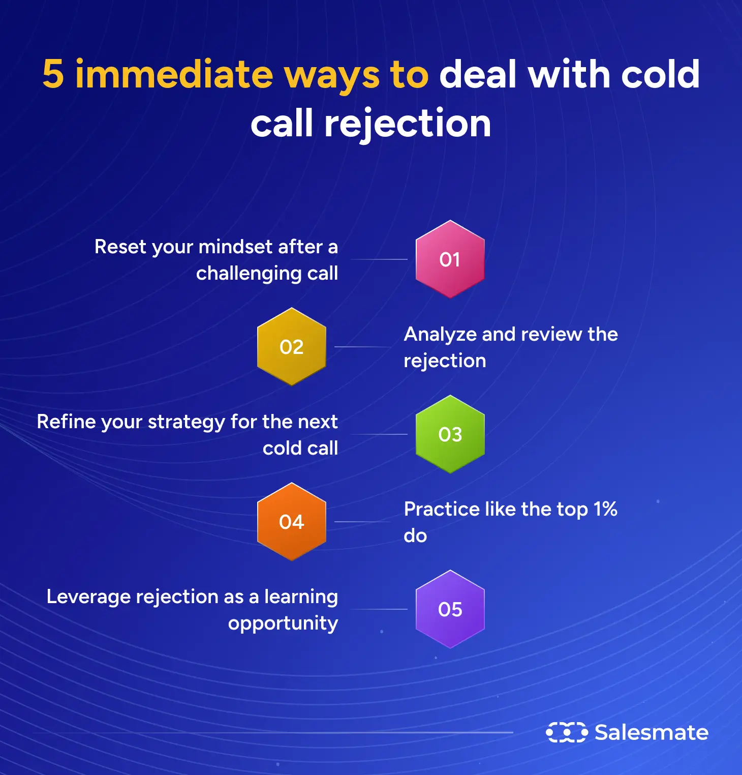 5 immediate ways to deal with cold call rejection