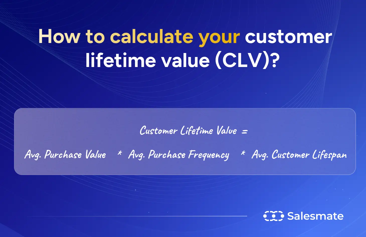 calculate CLV