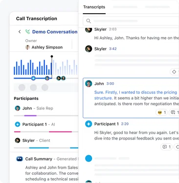 Transcribe and summarize sales calls automatically Transcribe and summarize sales calls automatically