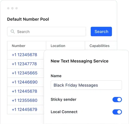 Use number pools to scale your reach