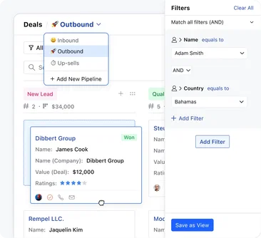 Chill, Managing leads and deals is easy. Chill, Managing leads and deals is easy.
